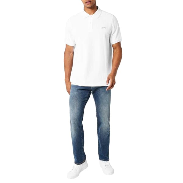 Slazenger Herr Broderad Logotyp Pikétröja