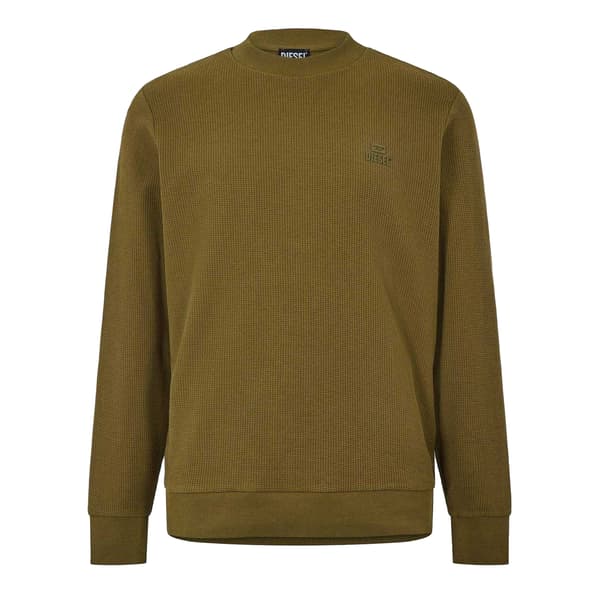 Diesel Mens Ribbed Sweatshirt