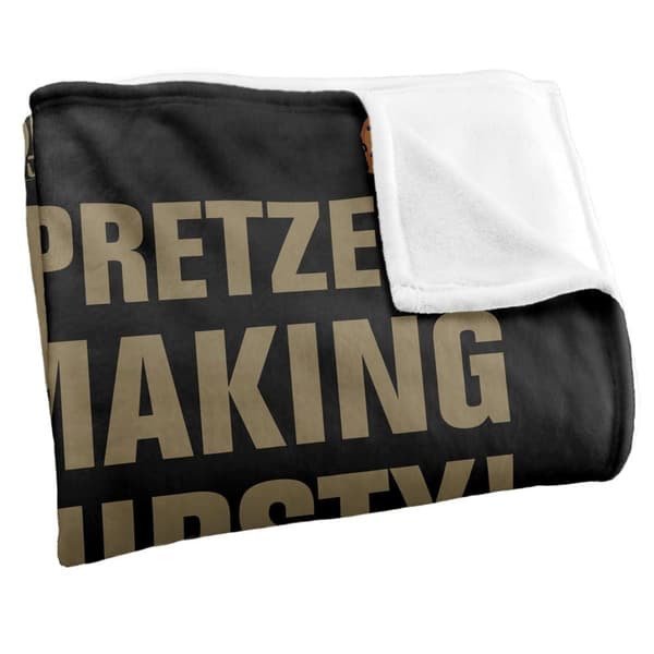 Seinfeld Pretzel Soft Touch Blanket