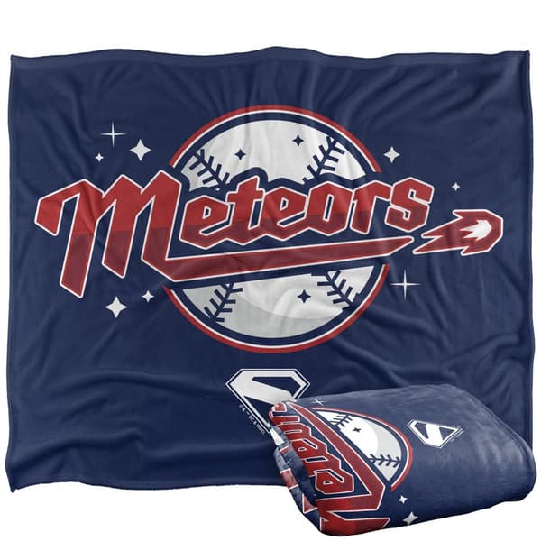 Superman Meteors 2025 Soft Touch Logo Blanket