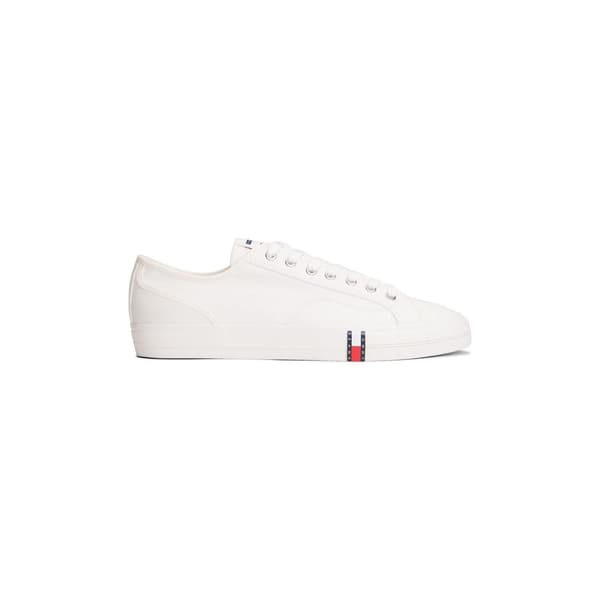 Tommy Jeans Mens Canvas Flat Trainers