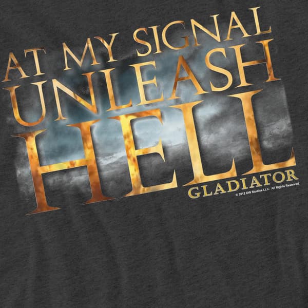 Gladiator Unisex Aikuisten Unleash Hell T-paita