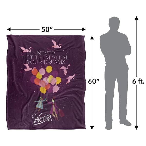Wonka Never Let Them Steal Your Dreams Blanket