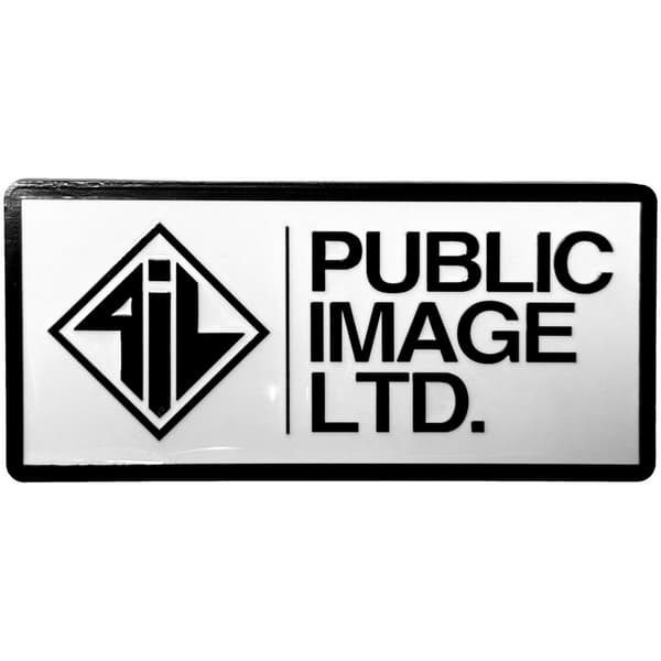 PIL (Public Image Ltd) Staplad Logotyp Kylskåpsmagnet