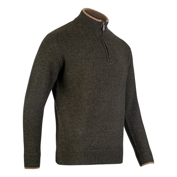 Jack Pyke Ashcombe Halv Zip Tröja i Lammull för Herr