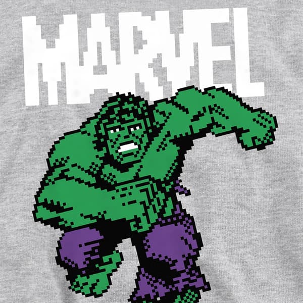 Marvel Childrens/Kids Hulk Pixel Pull Over Hoodie