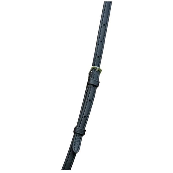 Collegiate ComFiTec Opulux Flat Leather Plain Horse Running Martingale
