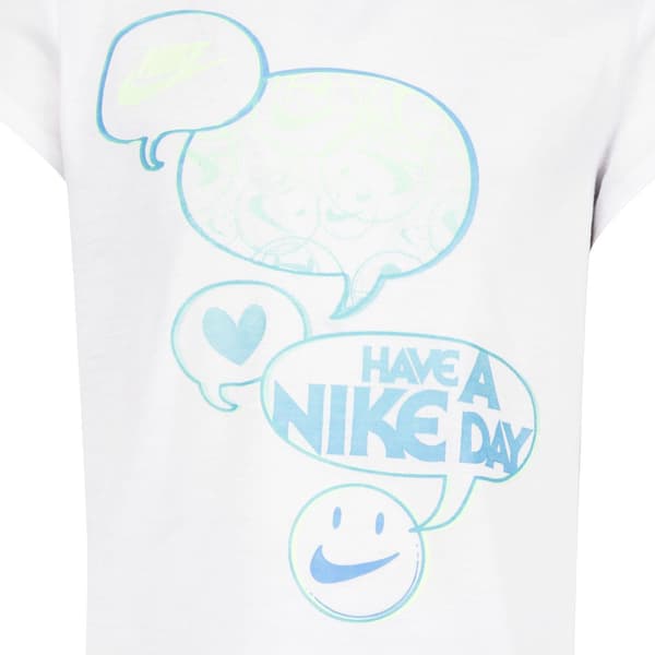 Nike tyttöjen kierrätetty polyesteri T-paita
