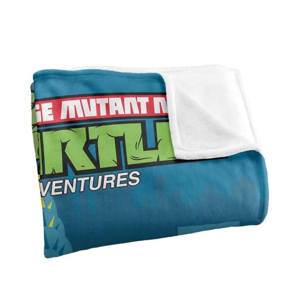 TMNT Comic Cover No.21 Silky Supersoft Blanket