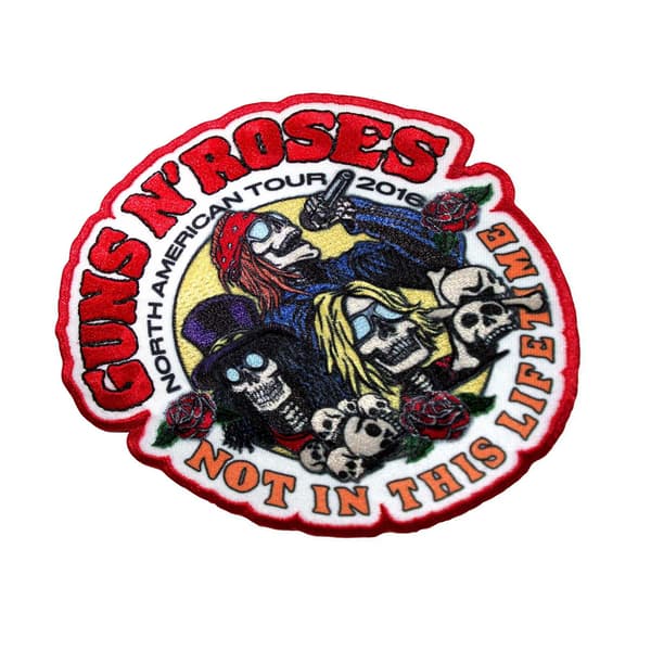 Guns N Roses Not In This Lifetime Woven Patch