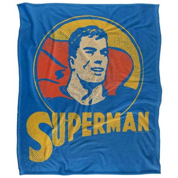 Superman Superman Circle Soft Touch Blanket