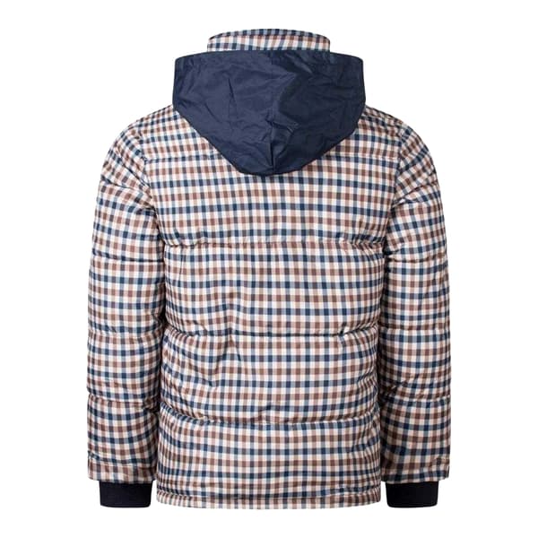 Aquascutum Mens Checked Active Puffer Jacket