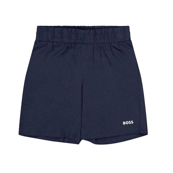 Boss Barn Randig Logotyp T-Shirt & Shorts Set