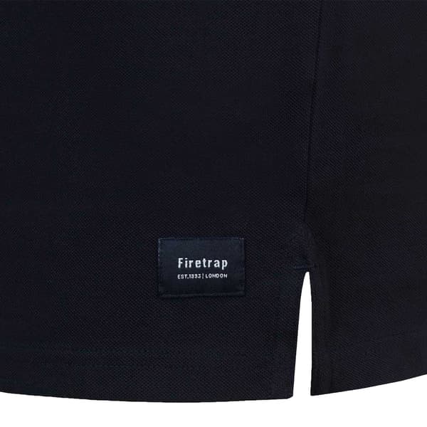 Firetrap Herr Lazer Logo Pikétröja i Bomull