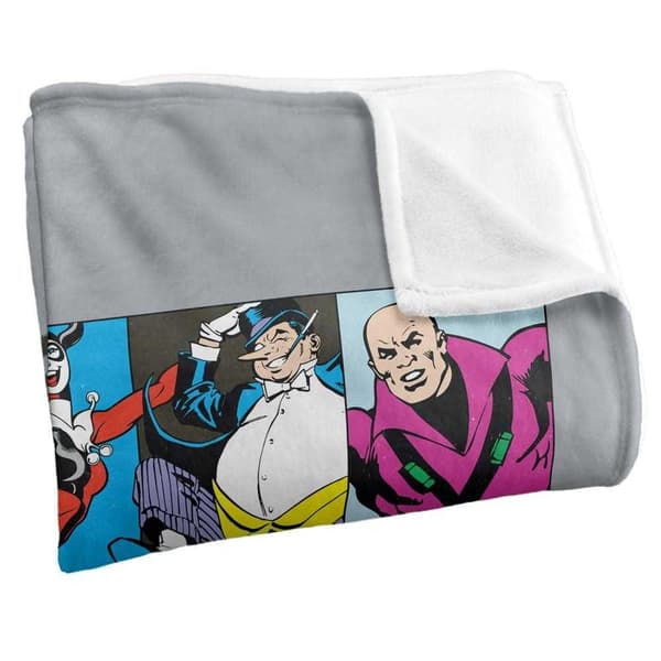 Justice League Villains Soft Touch Blanket