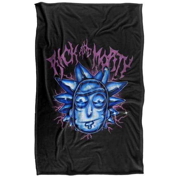 Rick And Morty Rick Rock Soft Touch Blanket