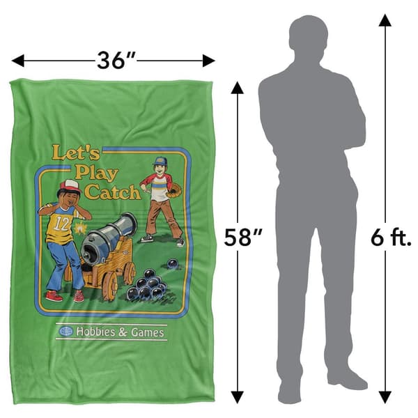 Steven Rhodes Let´s Play Catch Soft Touch Blanket