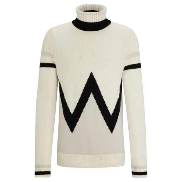 Boss Mens Geometric Turtle Neck Skiing Sweatshirt