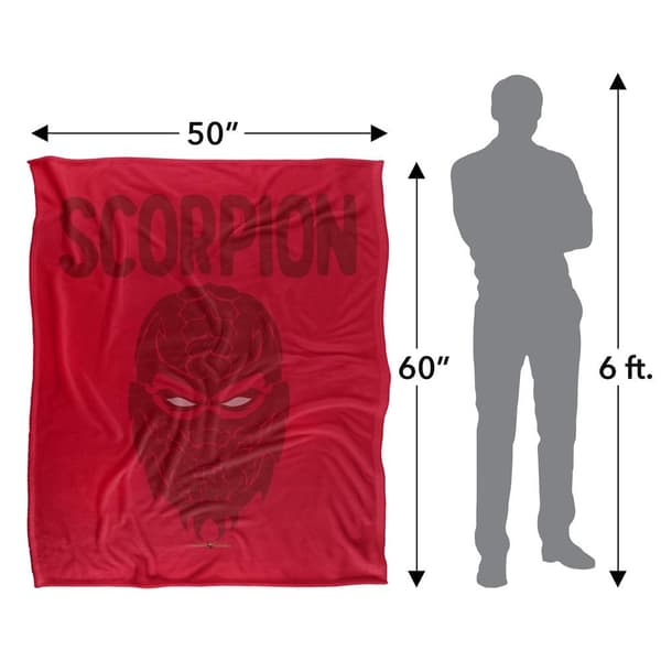 Mortal Kombat Head Scorpion Blanket