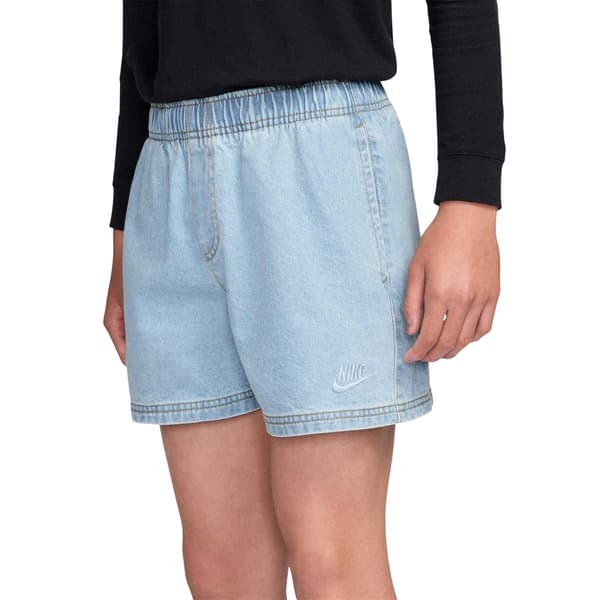 Nike Barn/Kids Denim Broderade Logoshorts