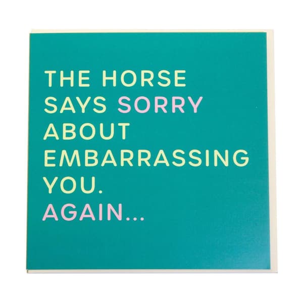 Gubblecote Embarrassing You Greetings Card