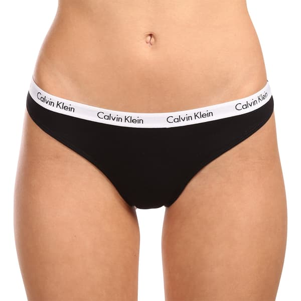 Calvin Klein Naisten Branded Stringit (3 kpl pakkaus)