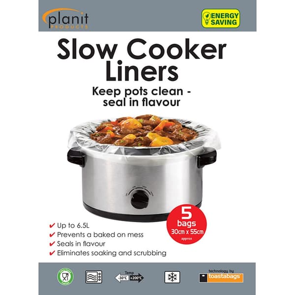 Planit Products Slow Cooker Liners 5pk