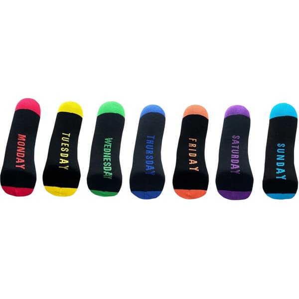 Firetrap Ankelstrumpor för män med kontrastdetaljer (7-pack)