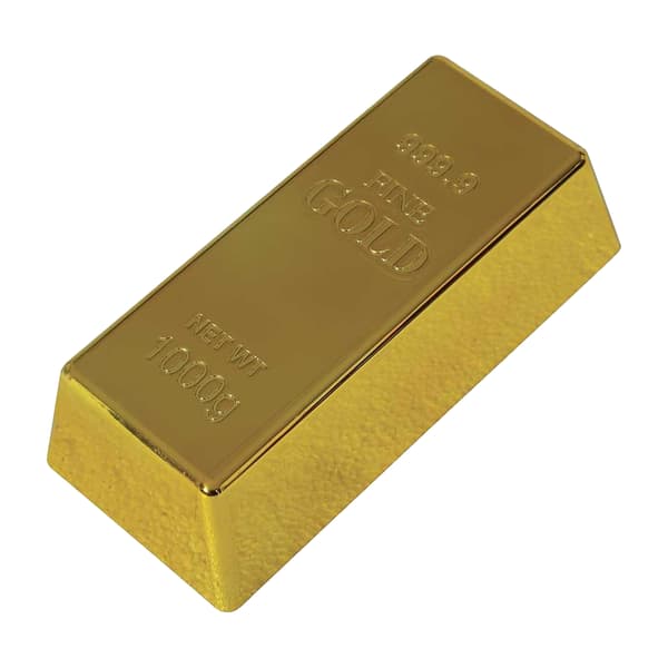 Fiestas Guirca Gold Bar Costume Prop