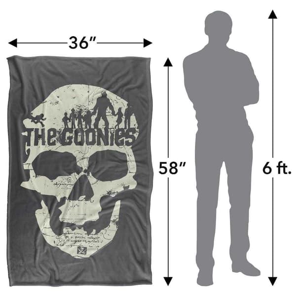 The Goonies Skull Map Soft Touch Blanket