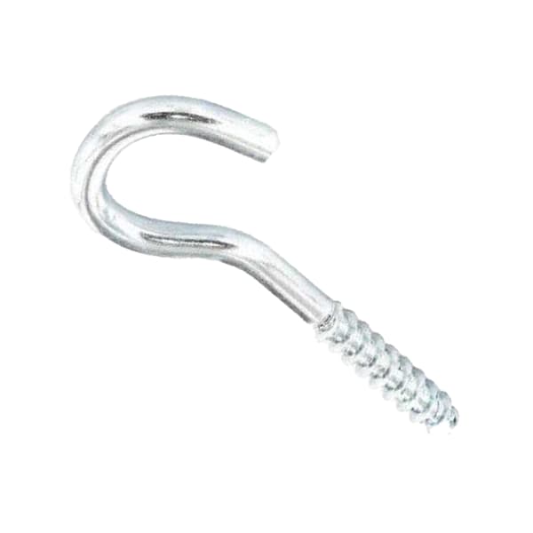 Securpak Zinc Plated Screw Hook (Pack of 2)