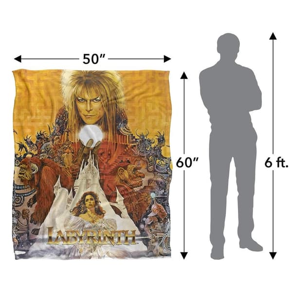 Labyrinth Crystal Ball Silky Supersoft Blanket
