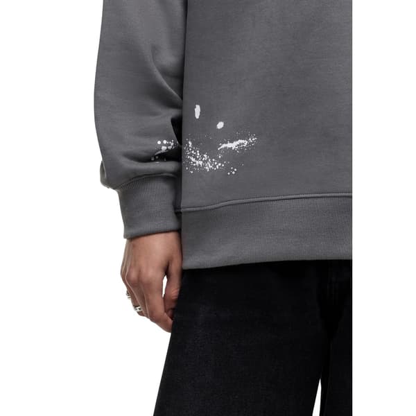Good For Nothing Mens Paint Splatter Oversized Sweatshirt
