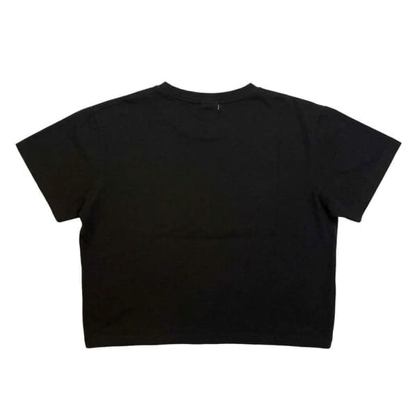 Nirvana Dame/kvinder Distressed Logo Crop T-shirt