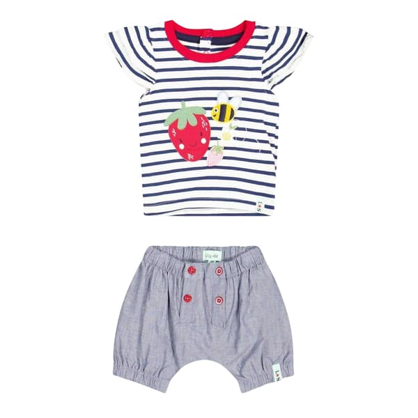 Lilly & Sid Baby Busy Bee Top & Bottom Set