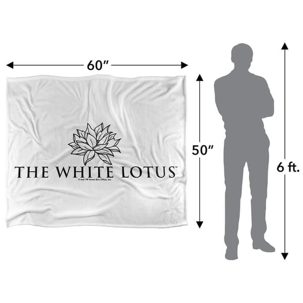 The White Lotus Logo Soft Touch Blanket
