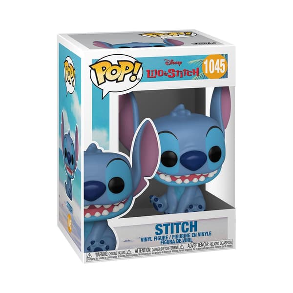 Funko POP! Leende sittande Lilo & Stitch Vinylfigur