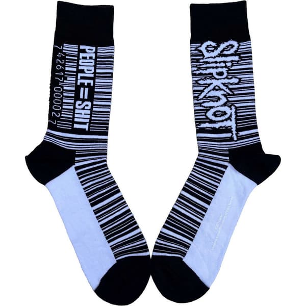 Slipknot Unisex Adult Barcode Socks