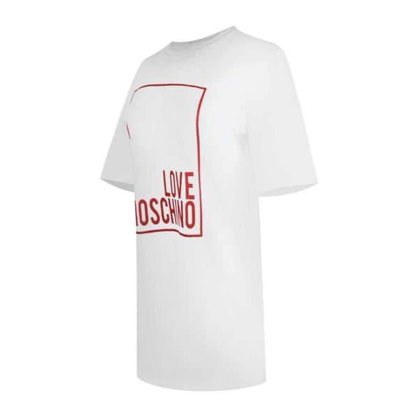 Love Moschino Dam Box Logo Oversized T-shirtklänning