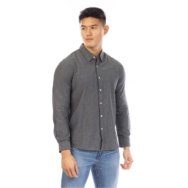 Peter Werth Mens Collared Regular Long-Sleeved Shirt
