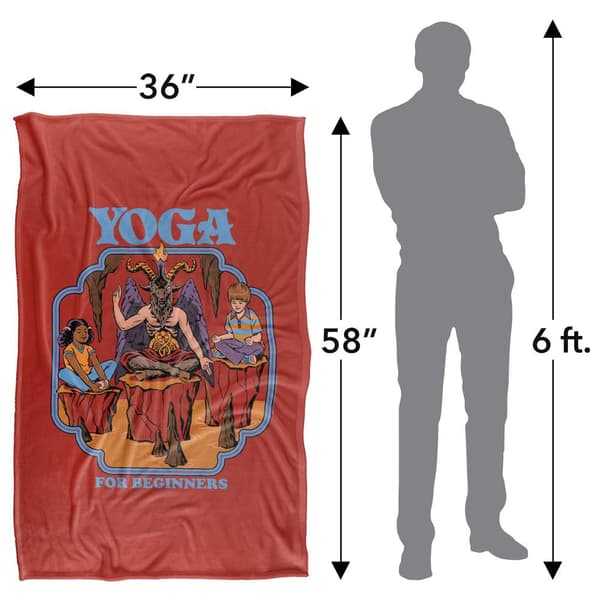 Steven Rhodes Yoga For Beginners Soft Touch Blanket