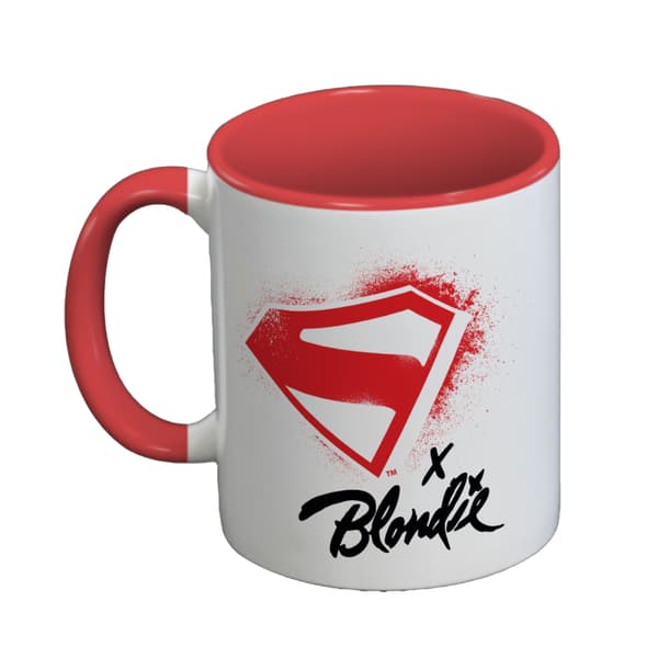 Supergirl X Blondie Logo Two Tone Mug