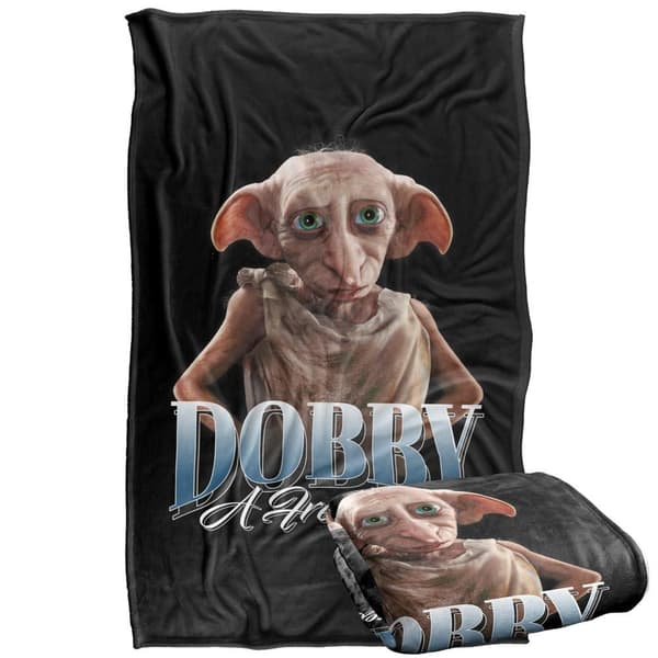 Harry Potter Dobby A Free Elf Soft Touch Blanket