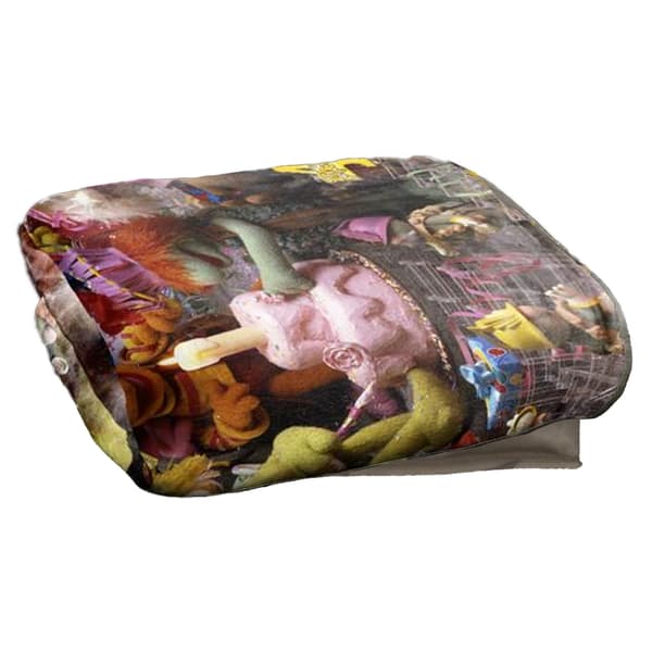 Fraggle Rock Silky Gobo Fraggle 40th Birthday Supersoft Blanket