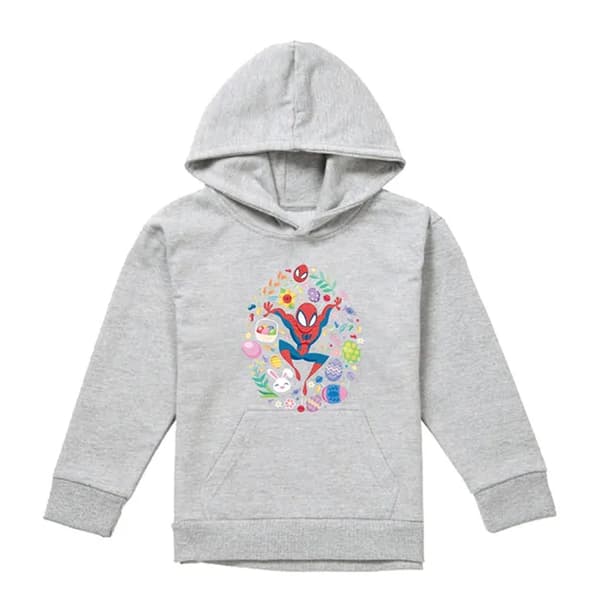 Spider-Man Childrens/Kids Circle Heather Easter Hoodie