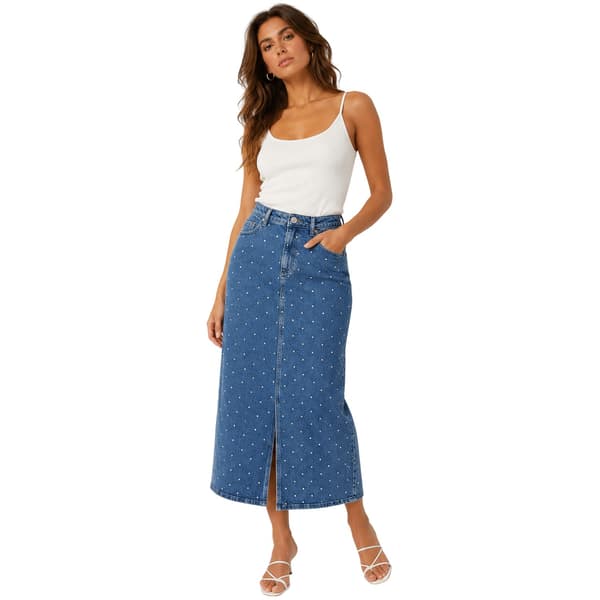 Vero Moda Dam Tessa Denim Regular Midikjol