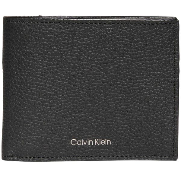 Calvin Klein Embossed Leather Logo Wallet