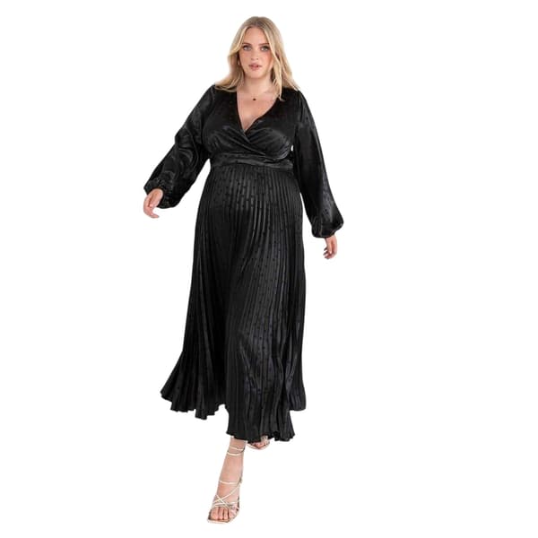Lovedrobe Dam Satin Omlottklänning