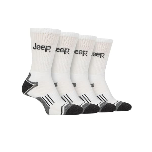 Jeep Crewstrumpor för män (4-pack)