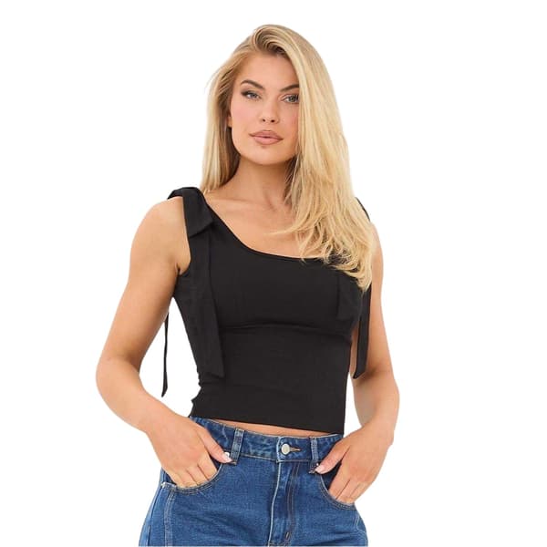 I Saw It First Dam/Kvinnor Bow Crop Top